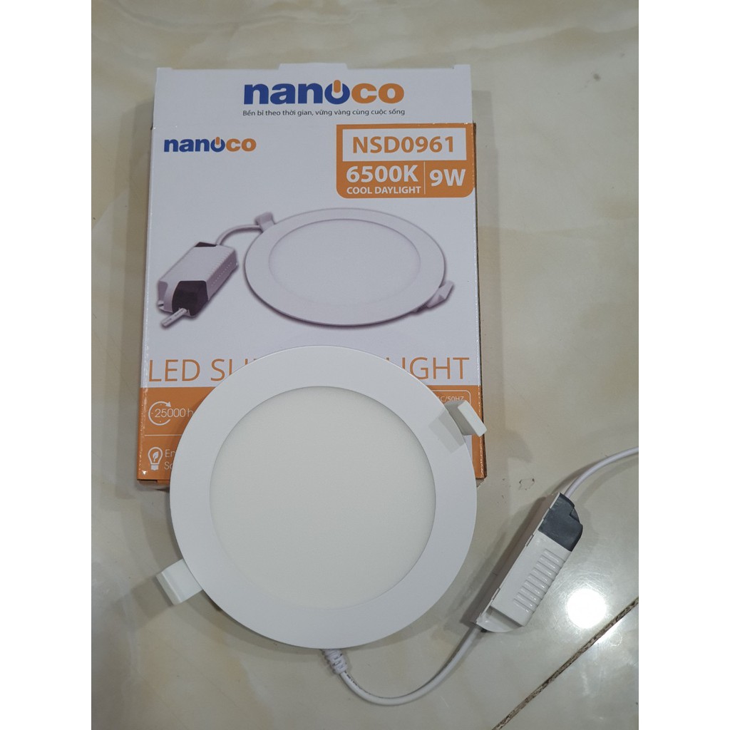 Đèn âm trần Nanoco 9W NSD0961-NSD0941-NSD0931