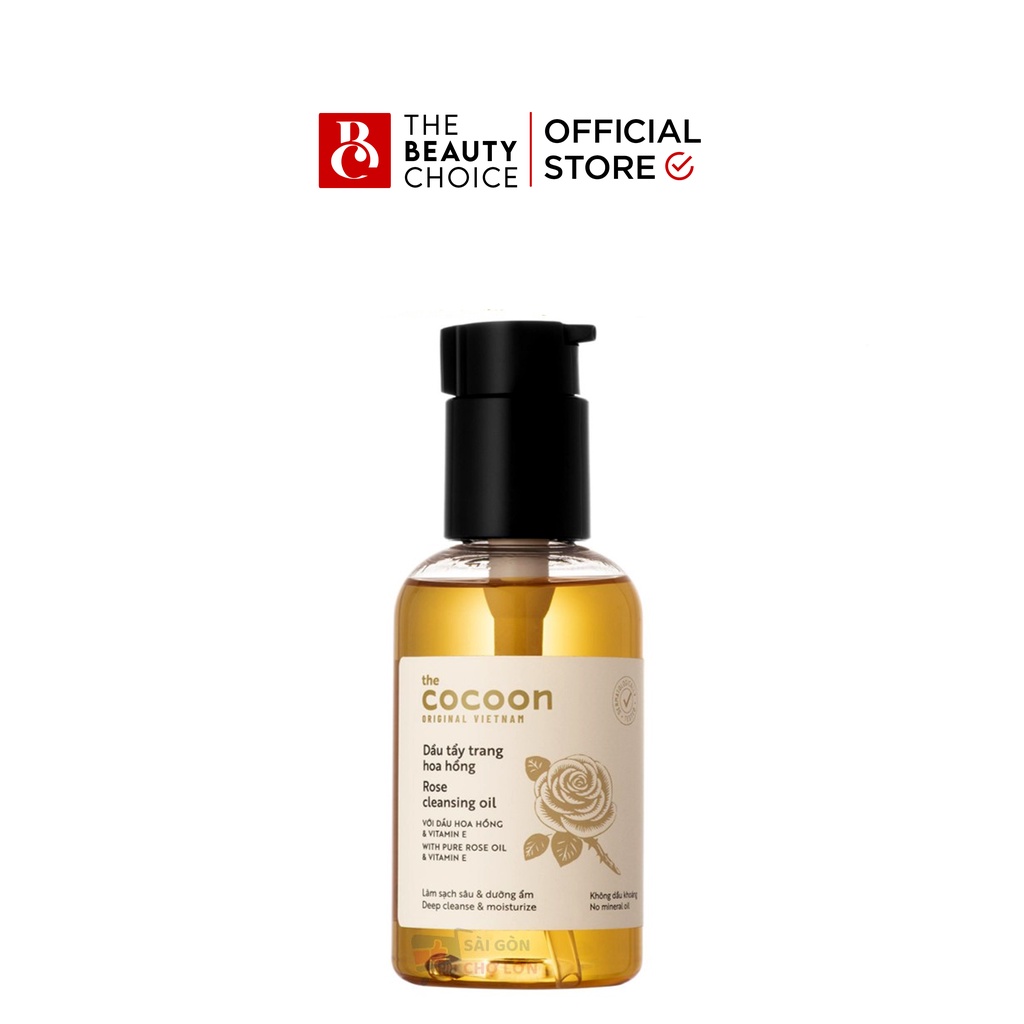 Dầu tẩy trang hoa hồng Cocoon - Rose Cleansing Oil (140mL)