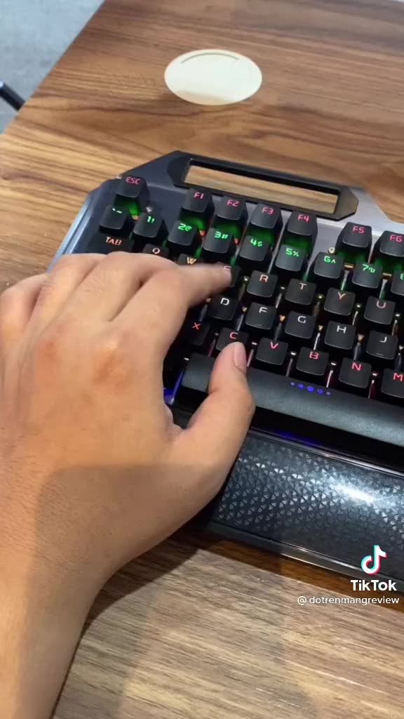 Bàn phím cơ Gaming [Digital guru] phím máy tính gaming có dây LED RGB [K100] | BigBuy360 - bigbuy360.vn