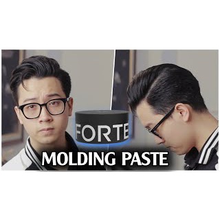 Sáp vuốt tóc tạo kiểu giữ nếp tóc chính hãng FORTE Molding Paste loại 75ml hương Chanh vani