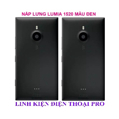 NẮP LƯNG LUMIA 1520 MÀU ĐEN