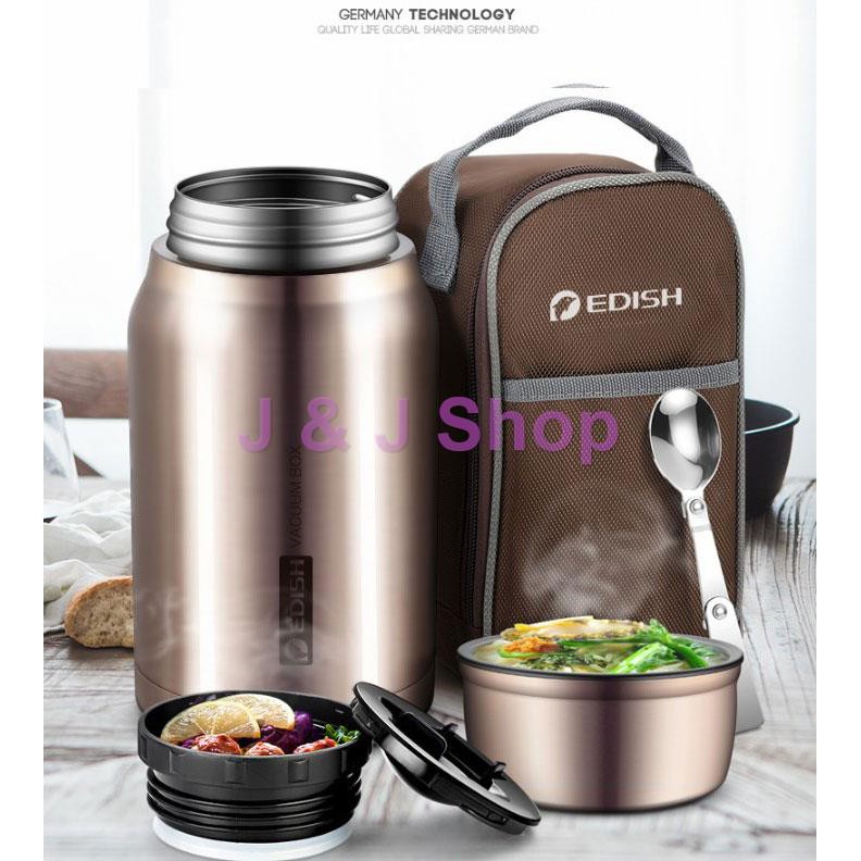 Bình ủ cháo, giữ nhiệt Edish thương hiệu Đức cao cấp 800ml