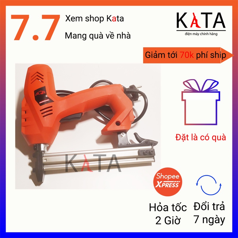 Súng bắn đinh bê tông ST18 + Tặng hộp đinh ST18 dùng điện 220V chuyên sử dụng cho thợ làm trần nhà, camera SBD02