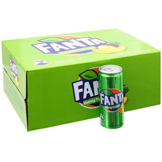 Nước ngọt Fanta soda kem 330ml x 24 lon