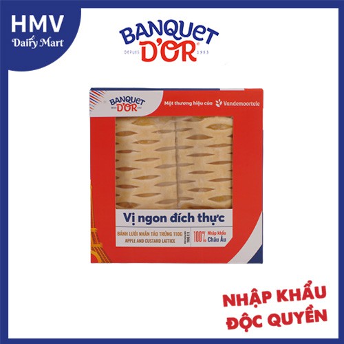 Set bánh lưới nhân táo  trứng nhập khẩu (nướng nồi chiên không dầu hoặc lò nướng)