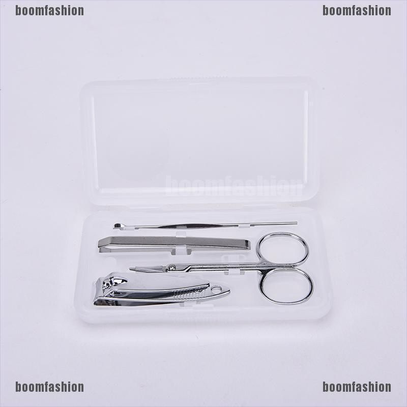 [Hàng mới về] Set 4 dụng cụ chăm sóc móng kèm hộp chuyên nghiệp