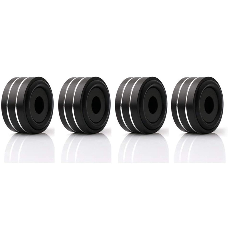 4 cái 40X20Mm nhôm HiFi AMP Loa cách ly Chân đế Bàn xoay Bộ đệm chân DAC