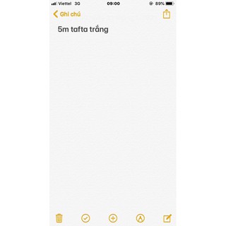 vải tafta trắng