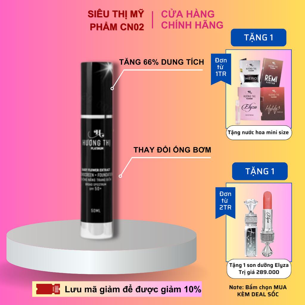 Kem Chống Nắng Hương Thị 50ml SPF 50+ - Hương Thị Platinum