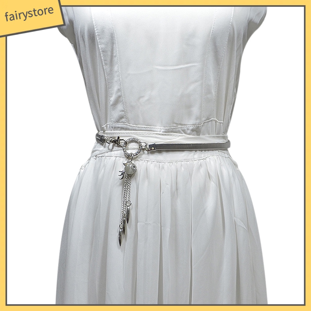 Thắt lưng đính đá hình cá vàng cho nữ