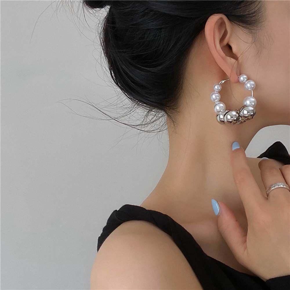 Bông Tai Chuỗi Hạt Phong Cách Hàn Quốc Thời Trang Sang Trọng