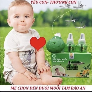 combo 1 bo đèn đuổi muỗi + 3 lọ dầu