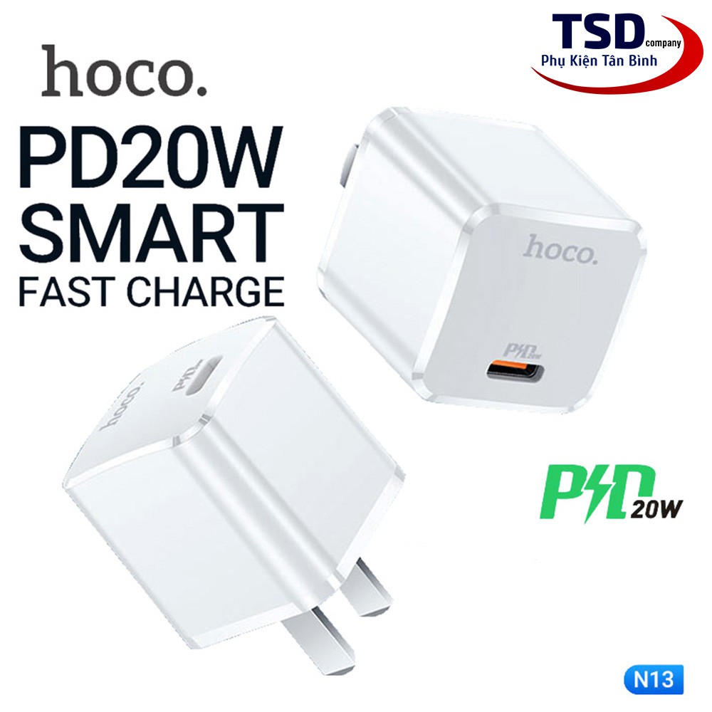 Củ Sạc Nhanh Hoco N13 PD 20W Chính Hãng