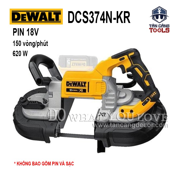 Máy Cưa Vòng Kim Loại Dùng Pin DeWalt 18V DCS374N-KR ( Thân Máy )