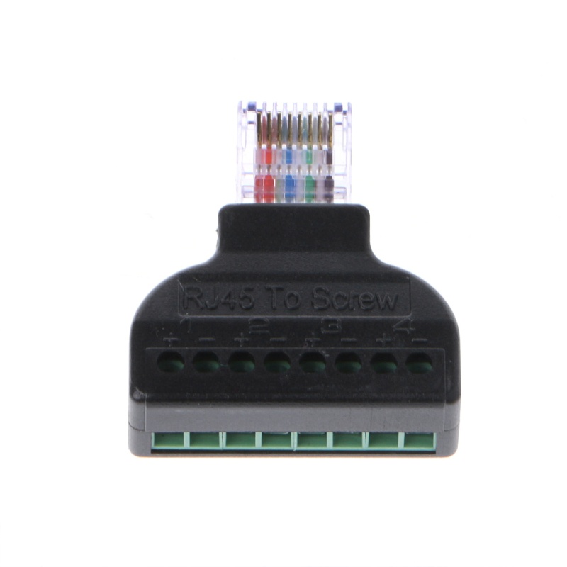 Đầu Chuyển Đổi RJ45 Ethernet Sang 8 Pin AV Chuyên Dụng Cho CCTV