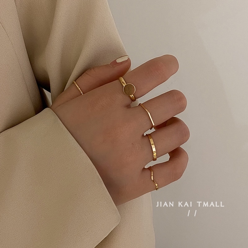 Set 3 / 5 Nhẫn Hở Thời Trang Nữ