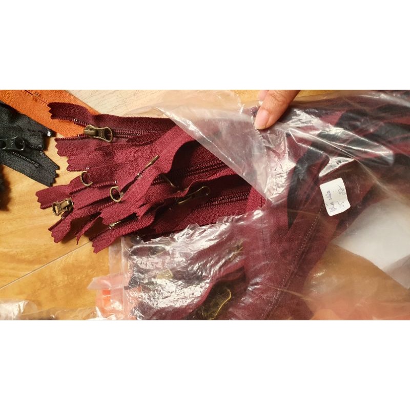 Size 25cm dây khóa kéo nhựa ykk răng 5