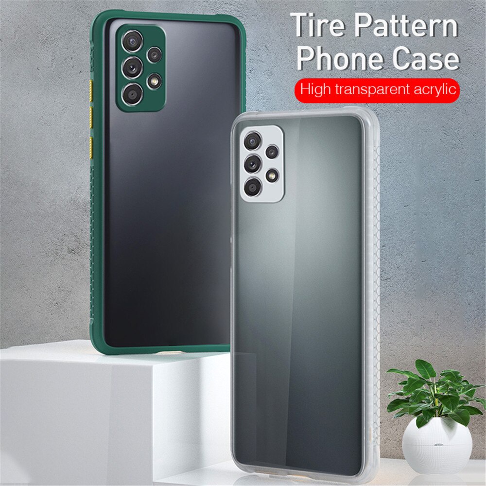 Ốp Điện Thoại Acrylic Trong Suốt Chống Sốc In Họa Tiết Lốp Xe Cho Samsung Galaxy A23 A53 5G A33 A13 4G A 53 13 33 2022