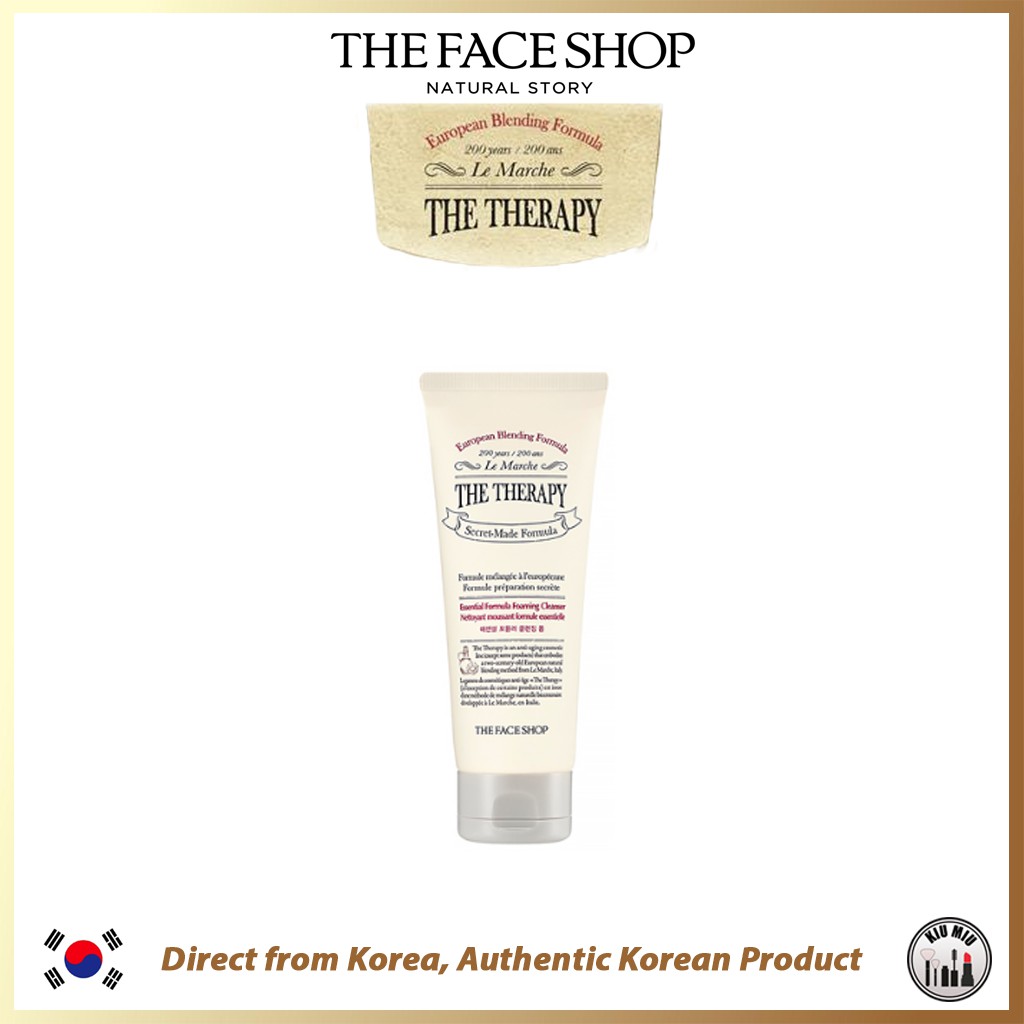 THE FACE SHOP THE THERAPY Essential Formula Foaming Cleanser 150ml *ORIGINAL KOREA*