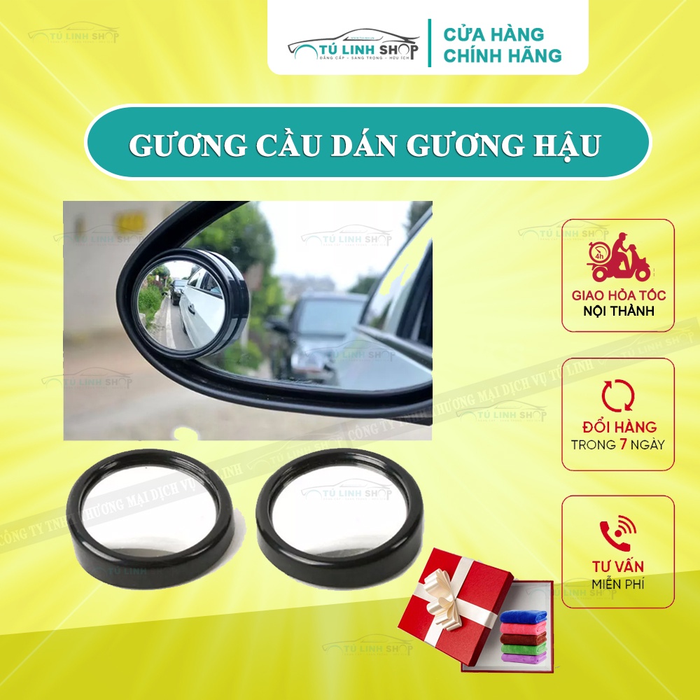 Gương cầu lồi kính hậu  + Tặng quà