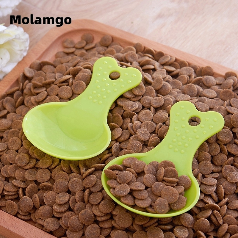 MOLAMGO  Muỗng nhựa xúc thức ăn cho thú cưng