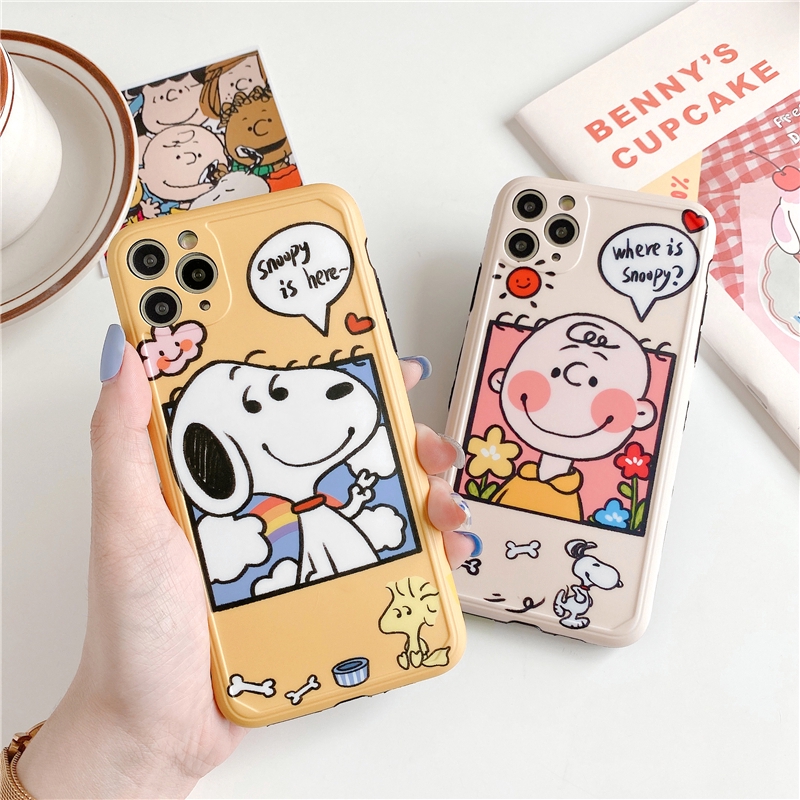 Ốp lưng iphone imd new snoopy here 5/5s/6/6plus/6s/6splus/7/7plus/8/8plus/x/xr/xs/11/12/pro/max/plus/promax - Awifi Q2-4 | BigBuy360 - bigbuy360.vn