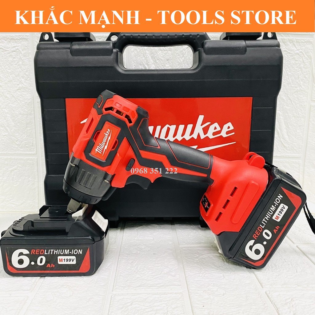 MÁY SIẾT BULONG MILWAUKEE M199F TẶNG BỘ CHUYỂN ĐA NĂNG KÈM 5 KHẨU