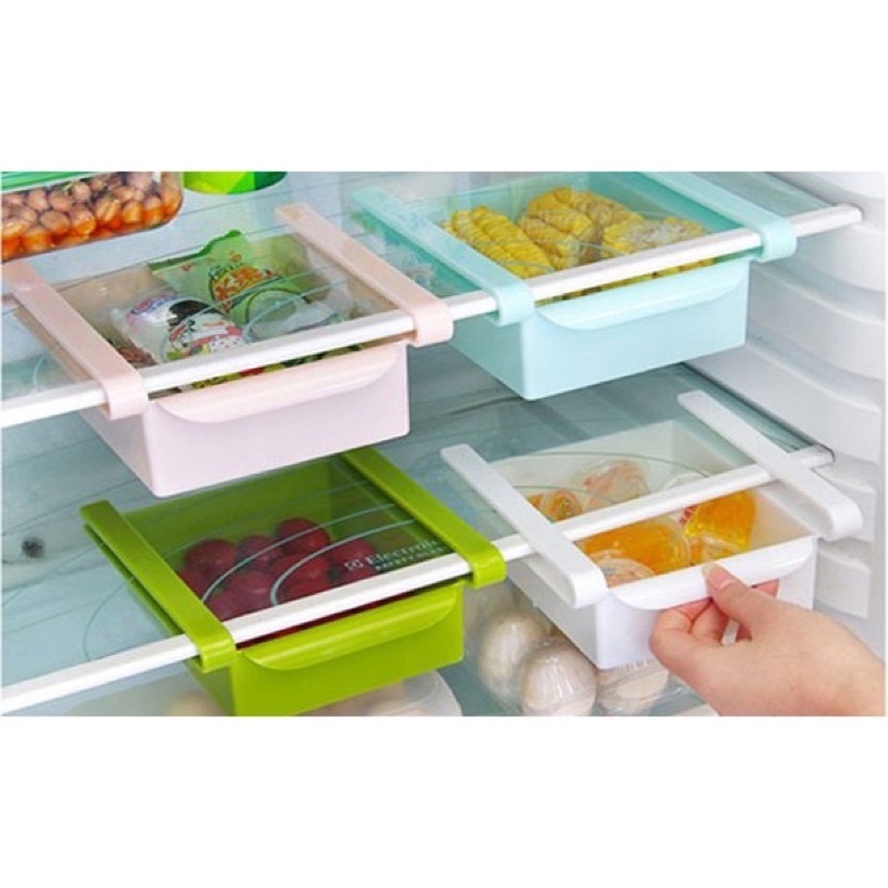 Khay nhựa kẹp tủ lạnh đa năng tiện lợi