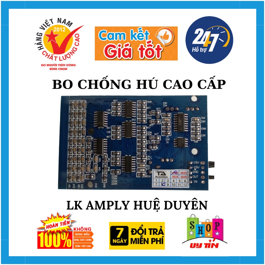 Bo chống hú amply