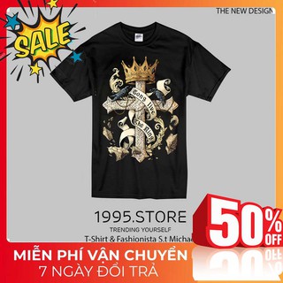 Áo Thun Nam T-Shirt & Fashionista S.t Michael Cổ Tròn Tay Ngắn Form Suông Organic Cotton Regular Tee