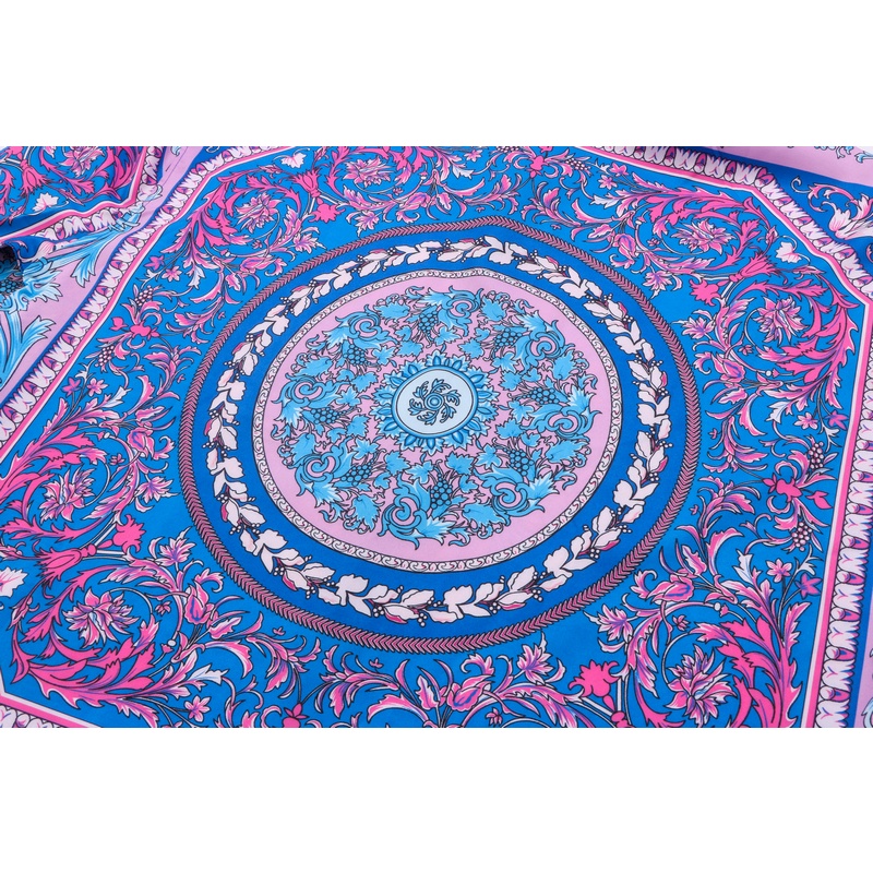 Áo Sơ Mi Dài Tay Mỏng Biểu Tượng Tối Màu Baroque Cho Nam