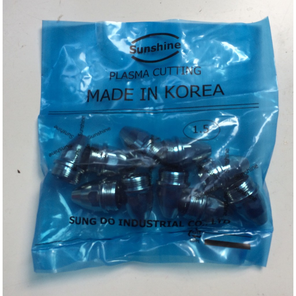 Bộ 10 béc cắt plasma P.80- 1.5 chính hãng Sunshine- Korea