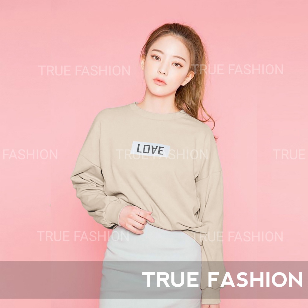 Áo sweater thời trang cho nữ | Tình yêu mồ hôi | Áo nữ kiểu dáng trẻ trung năng động | Chất liệu lông cừu | Tất cả các kích thước