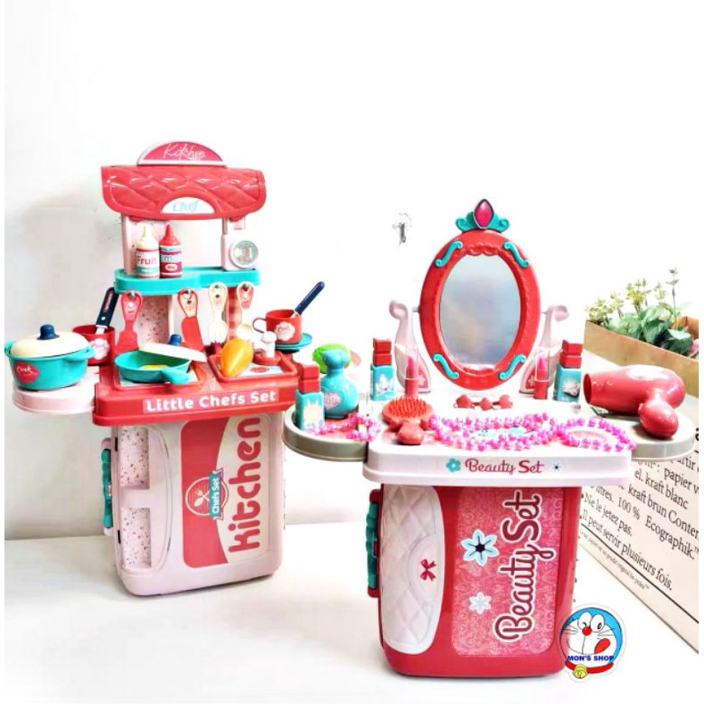 Đồ chơi 3 in 1 bàn trang điểm, va ly trang điểm siêu xinh 5.0