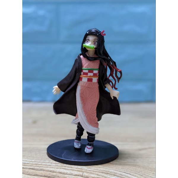 Mô hình nhân vật Tanjirou, Nezuko , Zenitsu  kimetsu no yaiba thanh gươm diệt quỷ  14cm