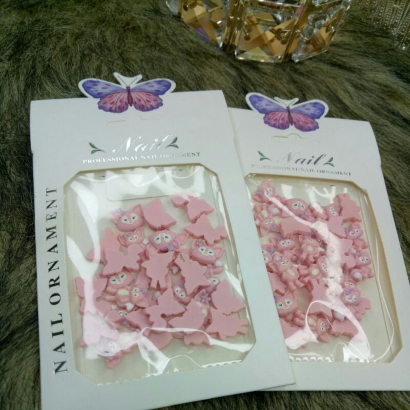 Set charm hồ ly gắn móng (freeship)