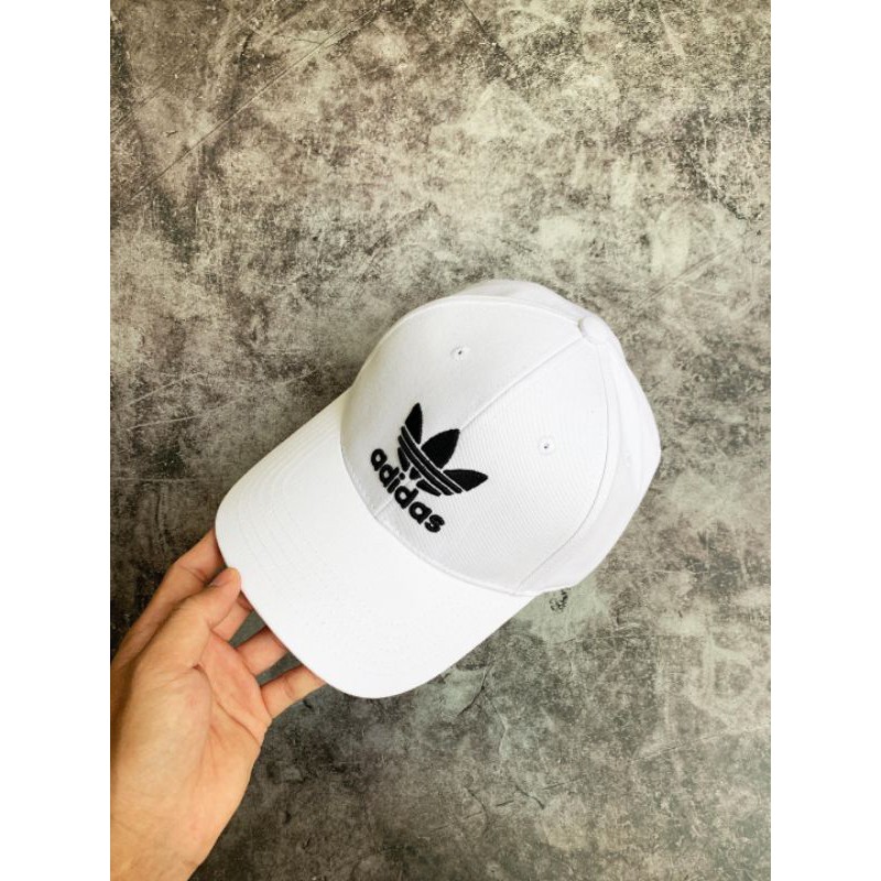 mũ lưỡi chai trắng hàng chuẩn thailand