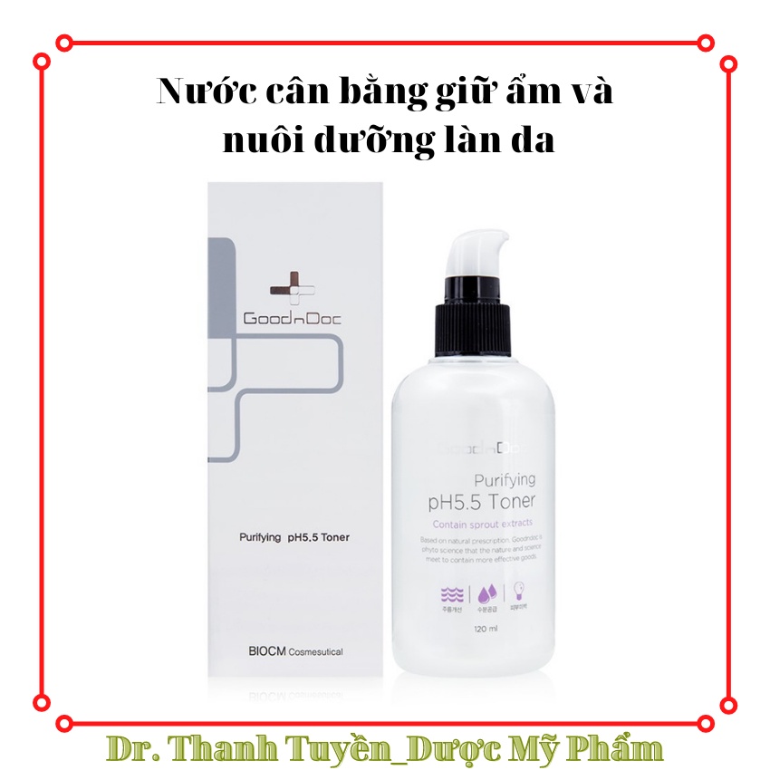 GoodnDoc Purifying pH 5.5 Toner 120ml