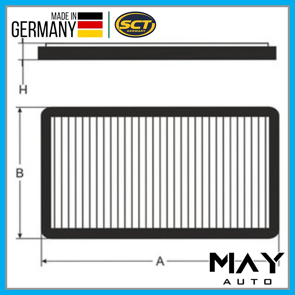 Lọc Gió Điều Hòa Hyundai Accent SCT GERMANY SAK 270