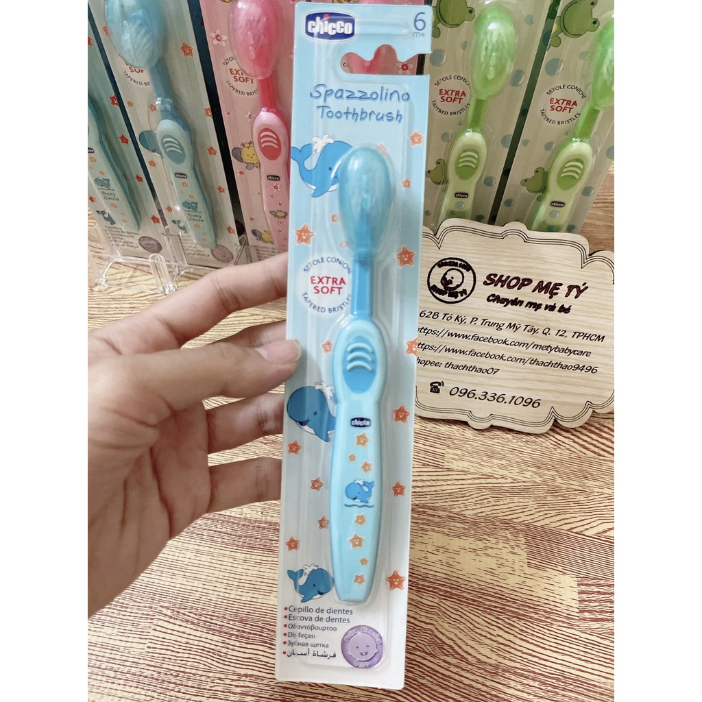 Bàn chải đánh răng Chicco cho bé 6M+