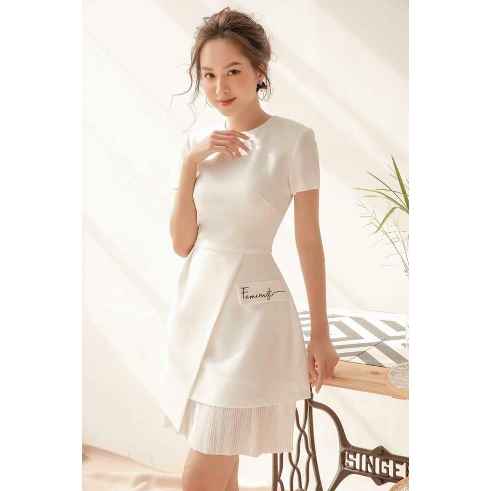 Đầm Dự Tiệc Nữ Trẻ Trung Thiết Kế Chữ Thêu Cao Cấp | BigBuy360 - bigbuy360.vn