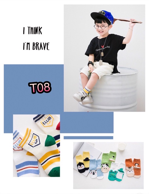 Combo 5 đôi tất trẻ em cute ( T08)