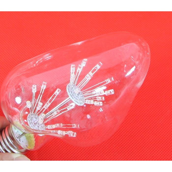 Bộ 2 bóng đèn led trang trí pháo hoa hình trái tim, đèn trang trí độc đáo