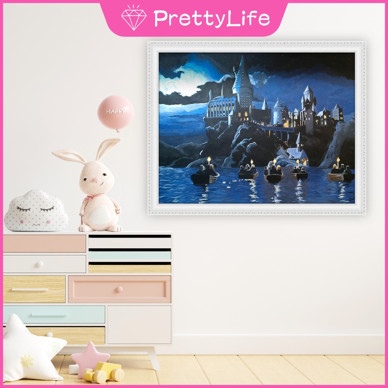 Bộ Tranh Đính Đá 5d Tự Làm 40x30cm Trang Trí Nhà Cửa