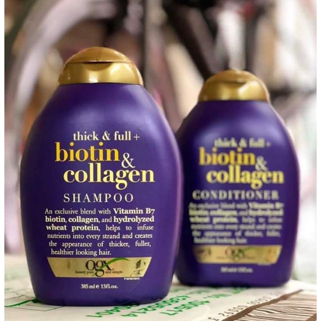Cặp dầu gội xả biotin tím thơm phức