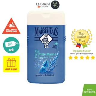 Le Petit Marseillais Pin & Criste Marine - Sữa Tắm Dạng Gel Chiết Xuất Hương Cây Thông Và Các Loại Cây Gỗ Mộc 250ml