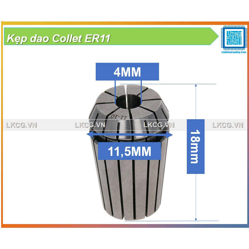 Kẹp dao Collet ER11