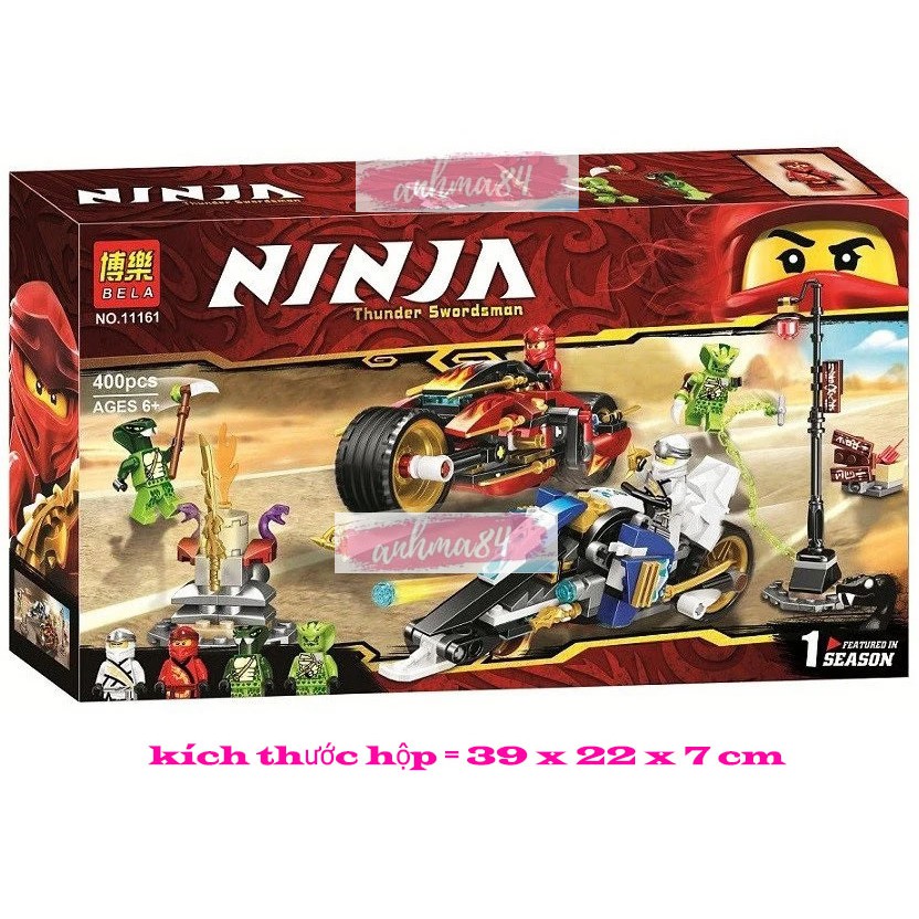 Đồ chơi LEGO xếp hình SIÊU XE MÔTÔ Lửa và BĂNG - 400 Miếng - No.11161 - anhma84 store