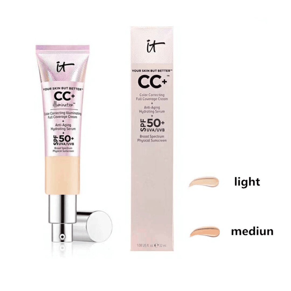 【Ready Stock】 32mL High light CC Cream SPF 50+ Makeup Face Base Liquid Foundation Make Up Moisturizing Whitening Cosmetics