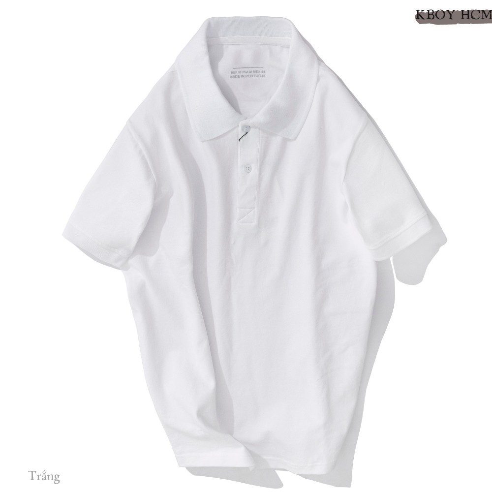 Áo Polo Nam Cổ Bẻ Vải Cotton 100% Trơn Cao Cấp 7 Màu - AT02